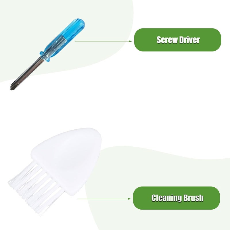 LOVECO Replacement Accessories Kit for iRobot Roomba 600 Series 694 692 690 680 660 665 651 650 614 & 500 Series 595 585 564,6 Filter,6 Side Brush,3 Pairs Bristle and Flexible Beater Brush - Image 5